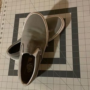 vans grey size 10 women 8.5 men